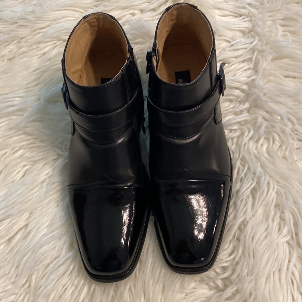 Masimo New York Man Shoes size 8.5 excellent condition color black - Picture 2 of 16